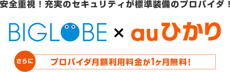 BIGLOBE×auひかり