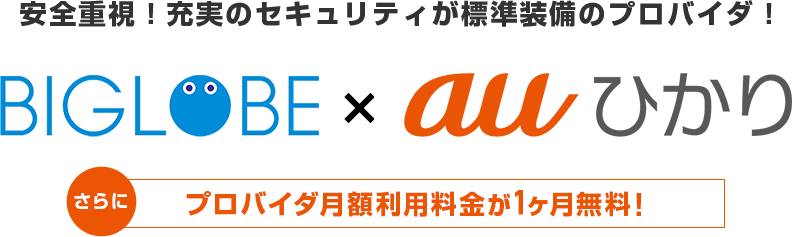 BIGLOBE×auひかり