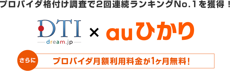 DTI×auひかり