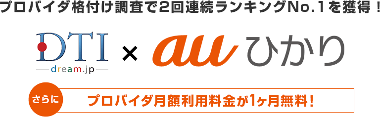 DTI×auひかり