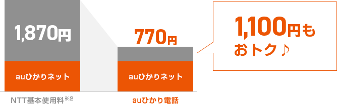 1,100円もおトク♪