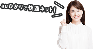 auひかりで快適ネット