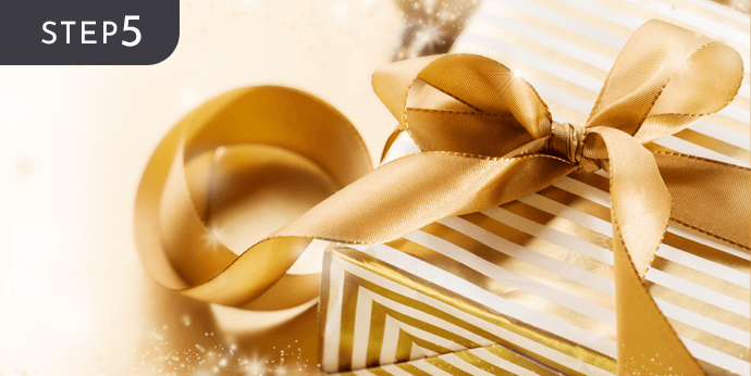 キャッシュバックのお受取り