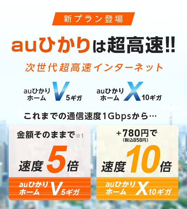 超高速!!次世代高速インターネット